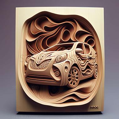 3D мадэль Toyota Agya (STL)